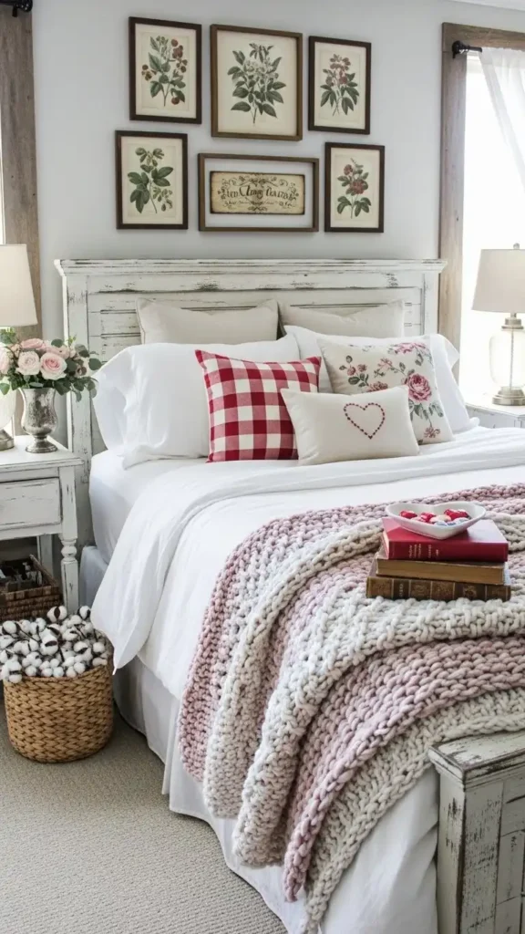 farmhouse-valentine-bedroom-with-vintage-touches