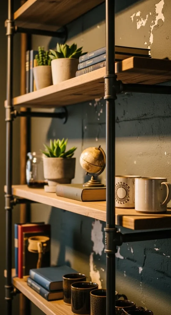 Industrial-Pipe-Shelving