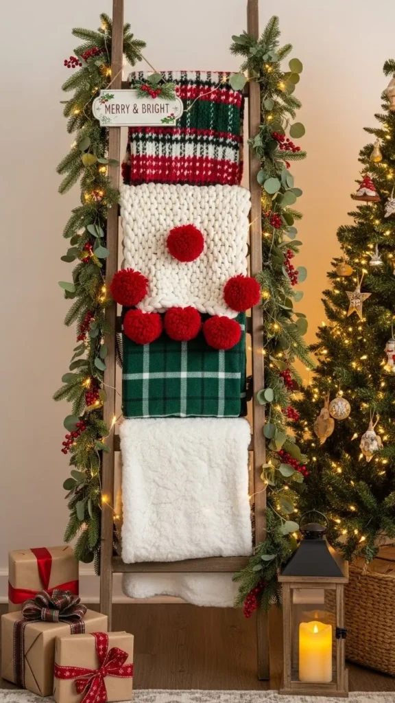 the-blanket-ladder-display