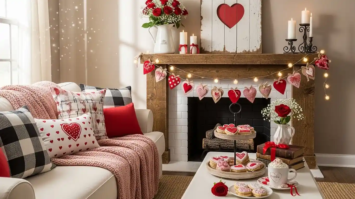 Rustic-Farmhouse-Bedroom-with-Romantic-Bedding