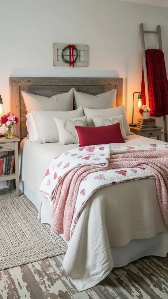 warm-farmhouse-bedroom-with-layered-valentine-textiles