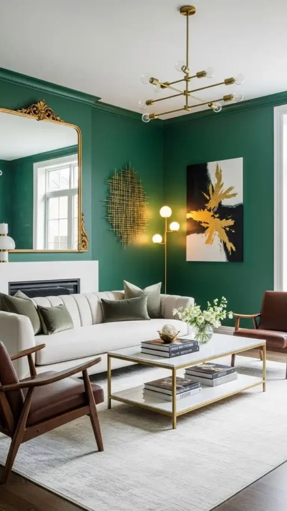 emerald-green-walls-for-luxe-living
