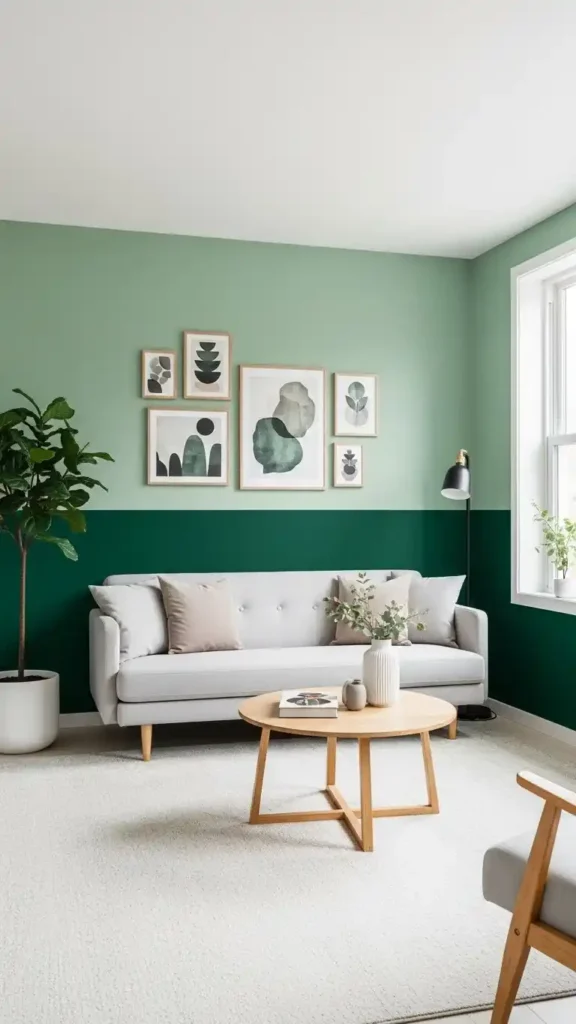 two-tone-green-wall-design