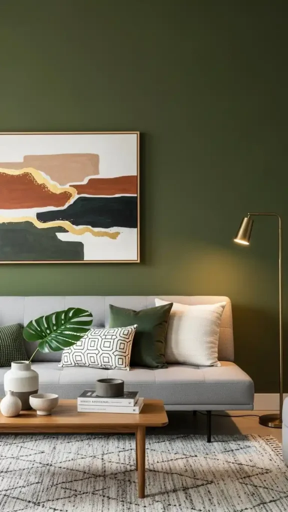matte-green-walls-for-a-modern-feel