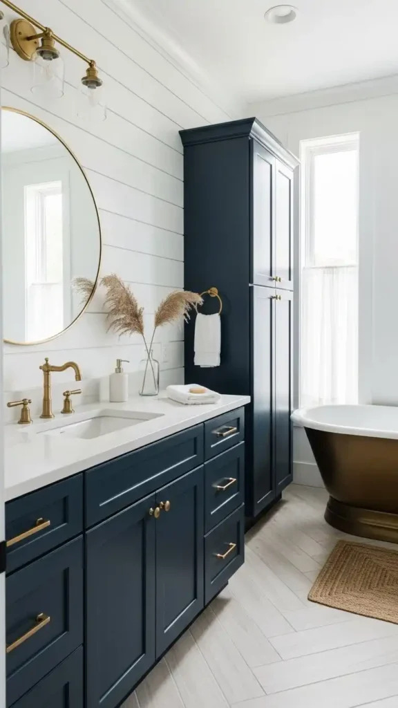 coastal-navy-with-white-ship-lap-walls