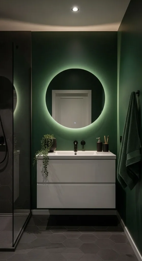 forest-green-accent-wall