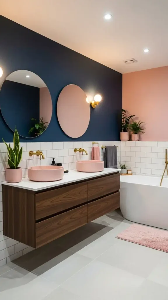 navy-and-blush-pink-for-soft-contrast