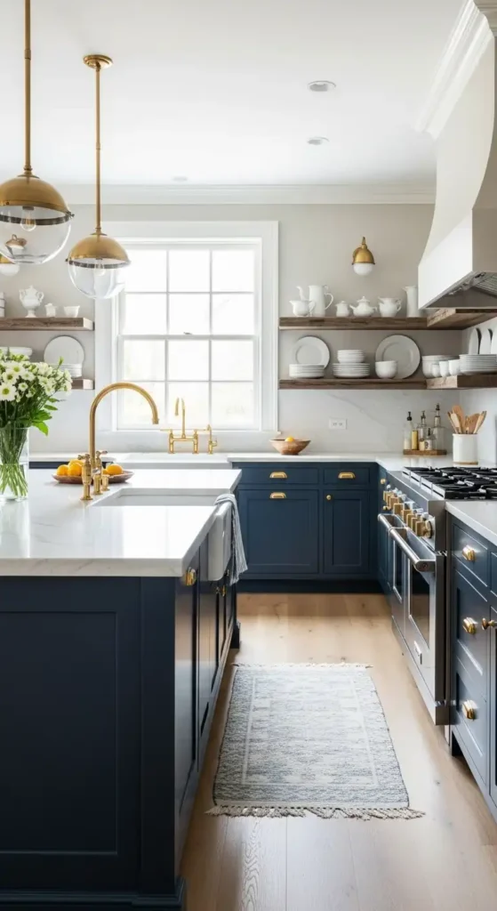 navy-and-brass-hardware