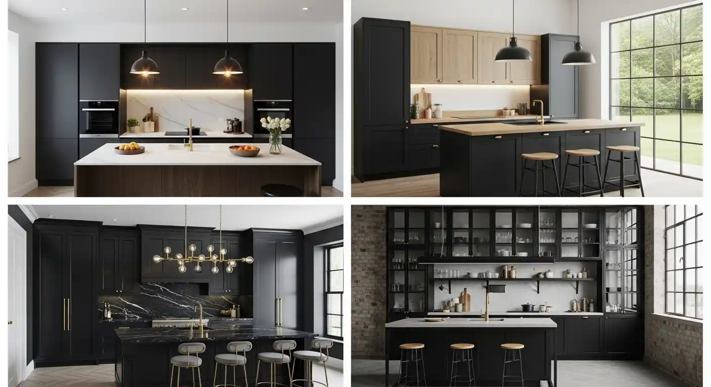 black-kitchen-cabinet-designs