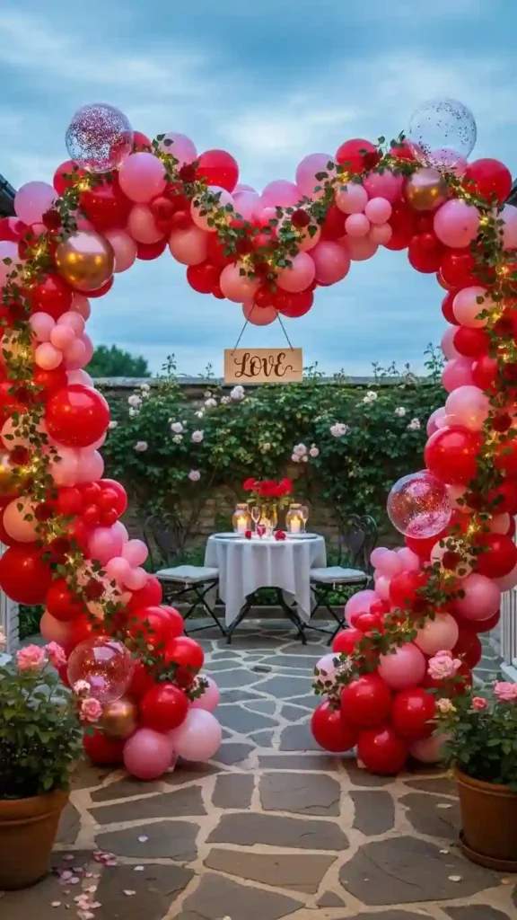 heart-shaped-balloon-arch