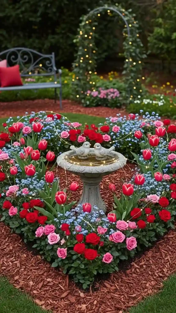 heart-shaped-flower-bed