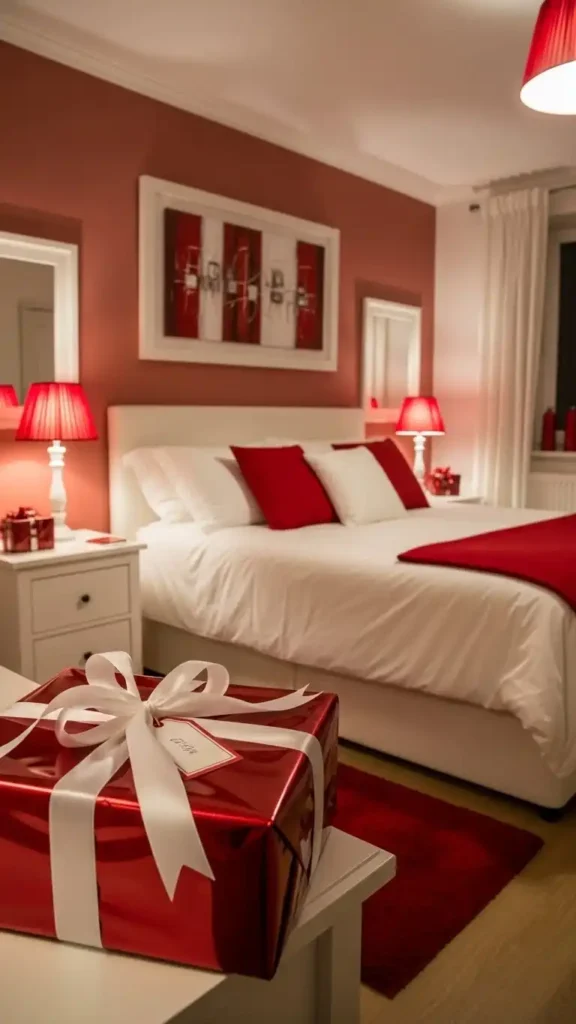 red-white-gift-bedroom