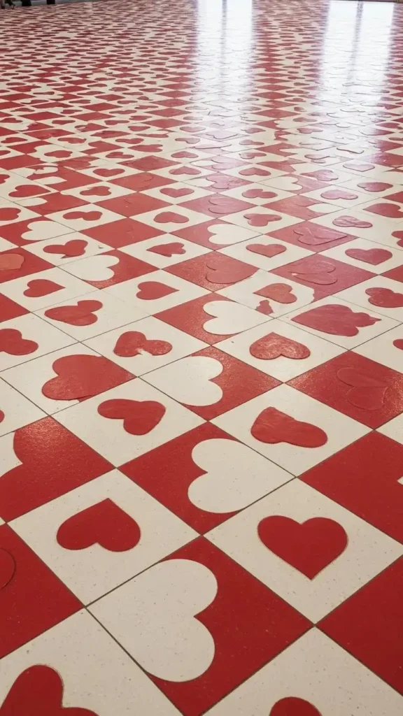 red-white-heart-floor