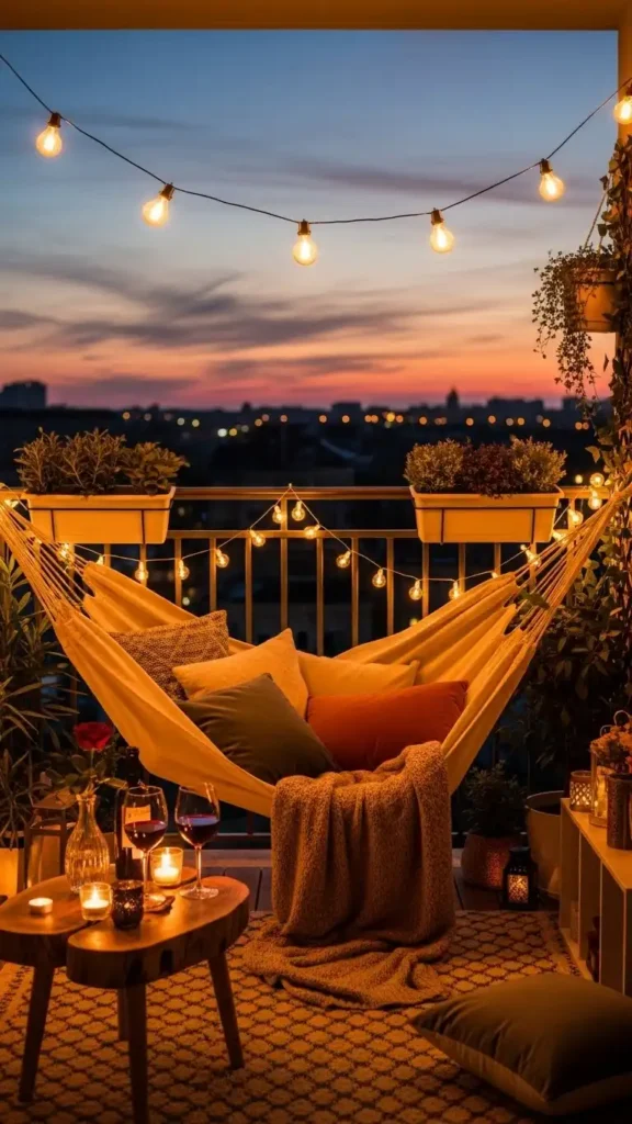 romantic-hammock-balcony