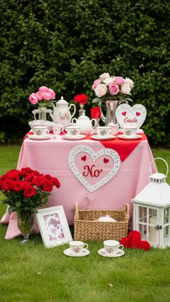 vintage-tea-party-setup