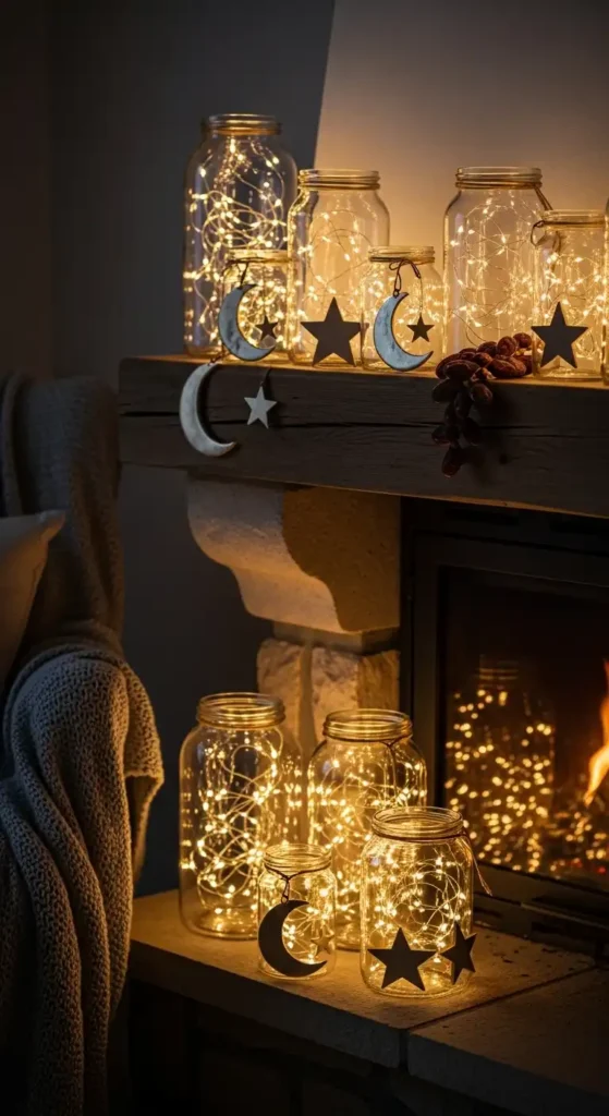 glass-jars-with-fairy-lights