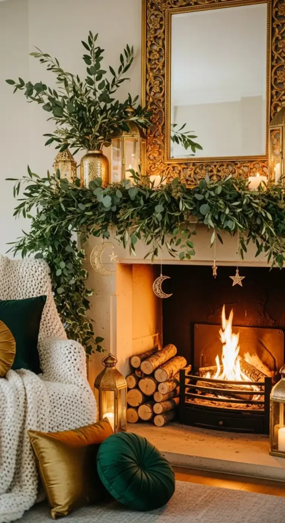 greenery-with-gold-accents