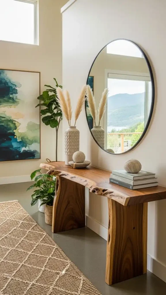 incorporate-live-edge-wood-console-tables