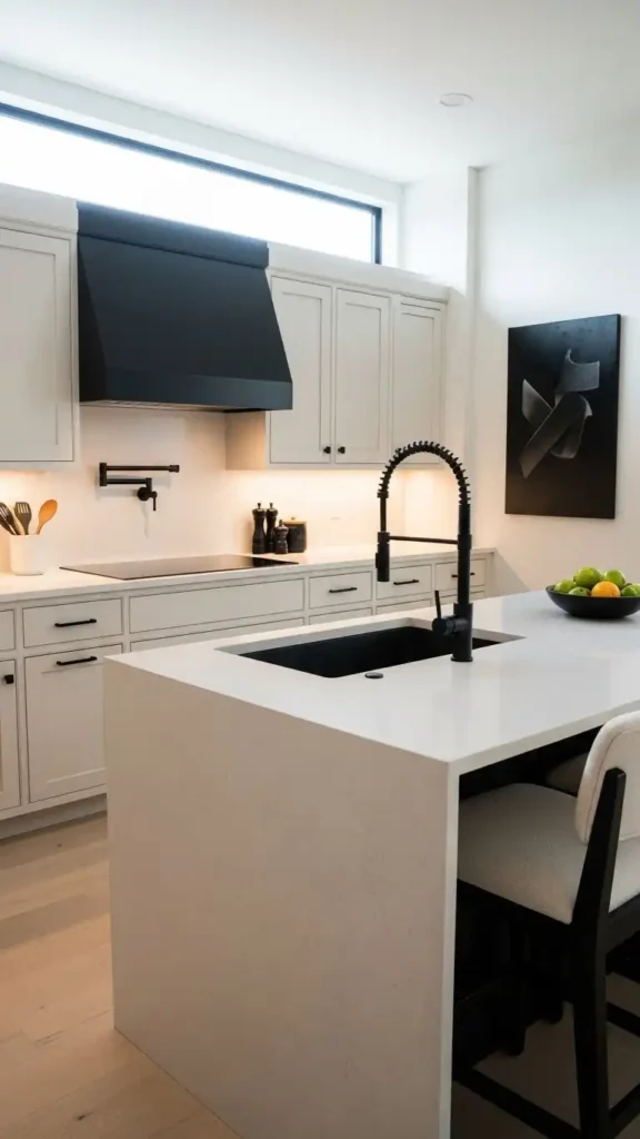 matte-black-faucet-on-cream-countertop