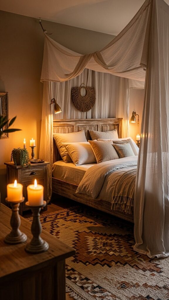 rustic-linen-canopy-warm-wood-tones