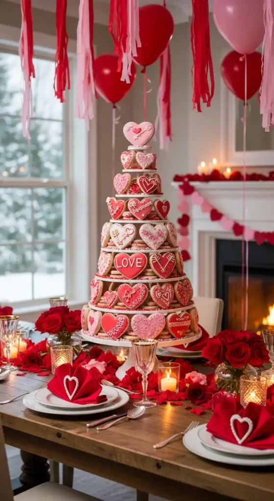 heart-shaped-cookie-display
