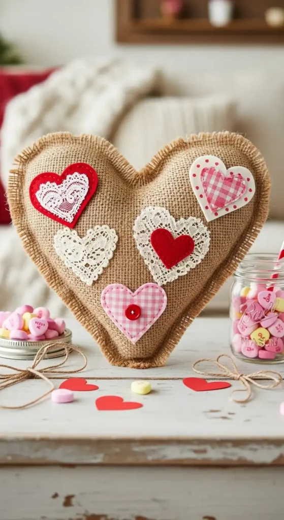 no-sew-burlap-hearts-pillow-diy