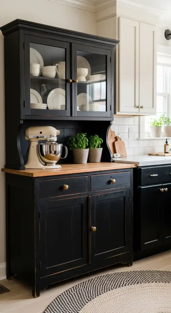 antique-black-hutch