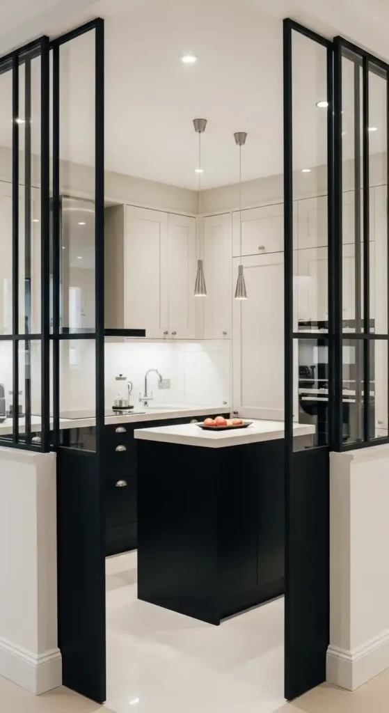 black-frame-glass-partitions