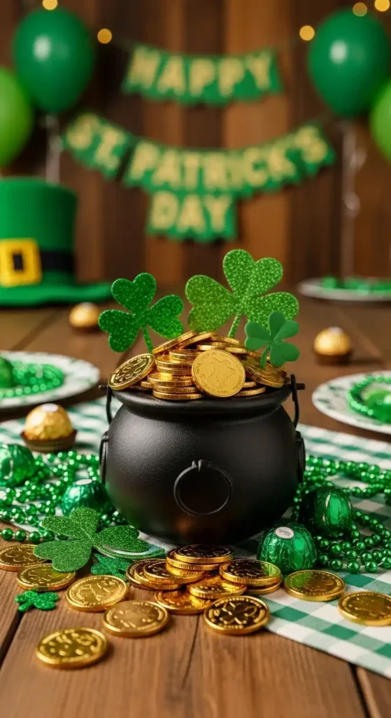 gold-coin-centerpiece