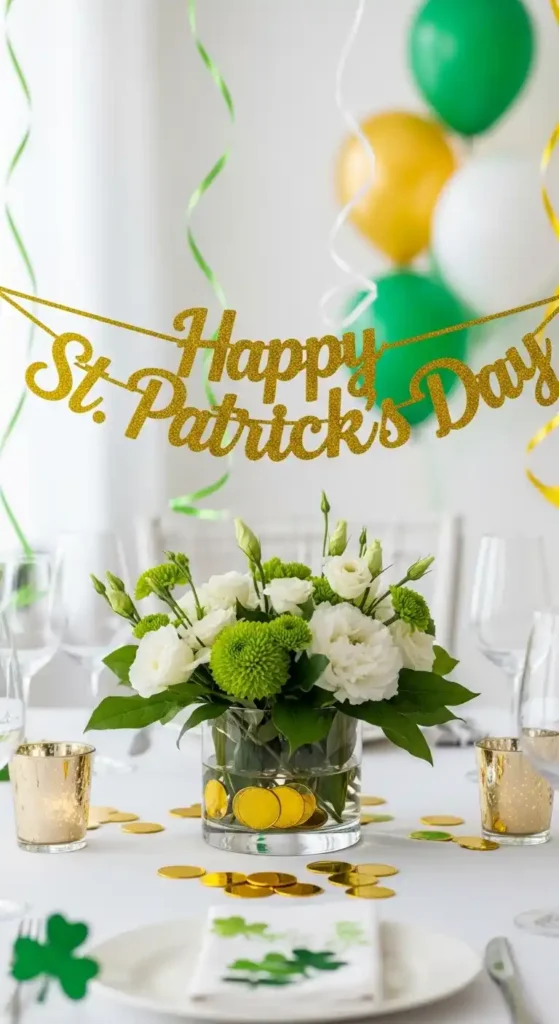 green-and-gold-table-settings