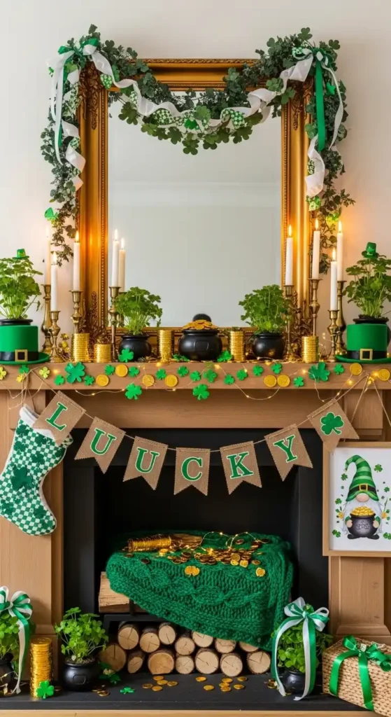 themed-mantel-display